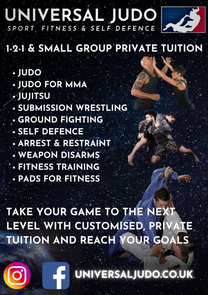 Universal judo academies offer Private tuition in many disciplines