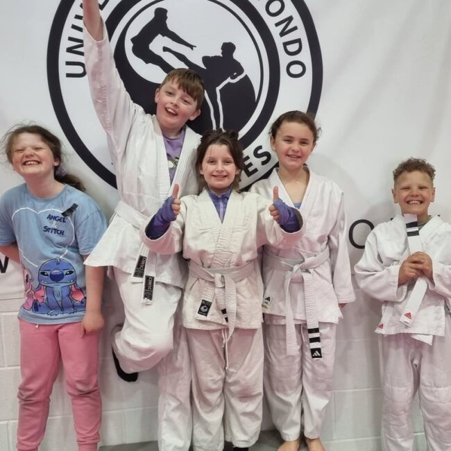 JUNIOR JUDO CLASS AT UNIVERSAL JUDO ACADEMIES, WALLASEY, WIRRAL.