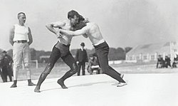 Lancashire Catch Wrestling match 1904 olympics